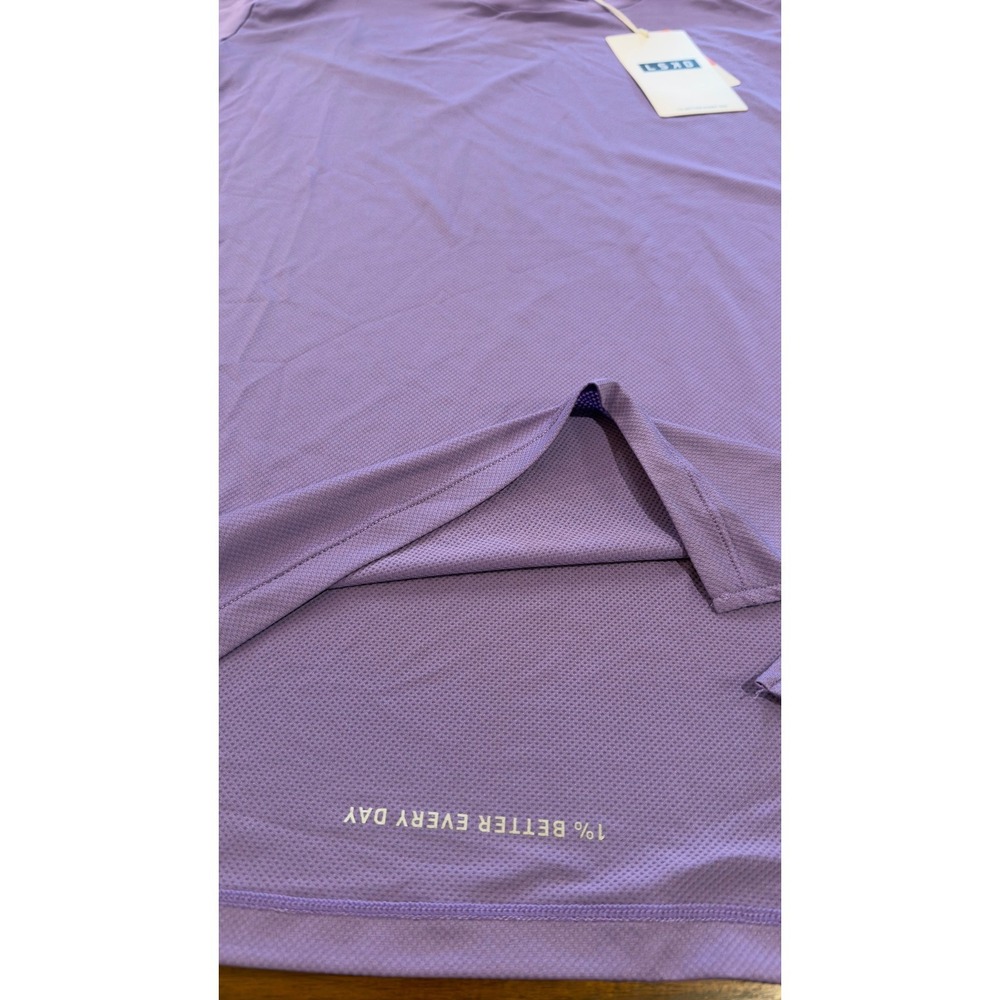 LSKD Mens Pace Running Tee Dahlia Purple Large MASS00606 Performance Shirt NWT - Picture 10 of 16